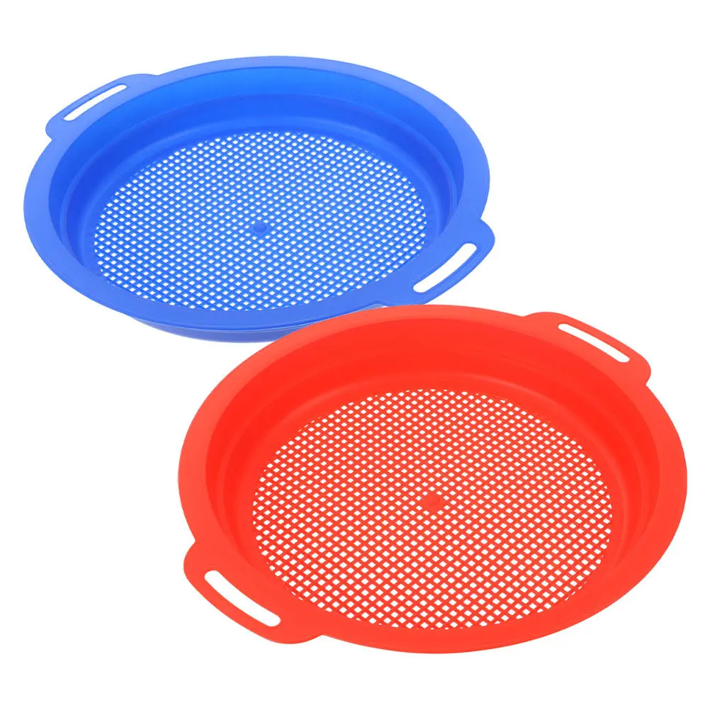 

Набор из 2-х сит для песка: яркие, легкие, портативные, ручные сита-фильтры для пляжа, для детей, незаменимые для летнего отдыха