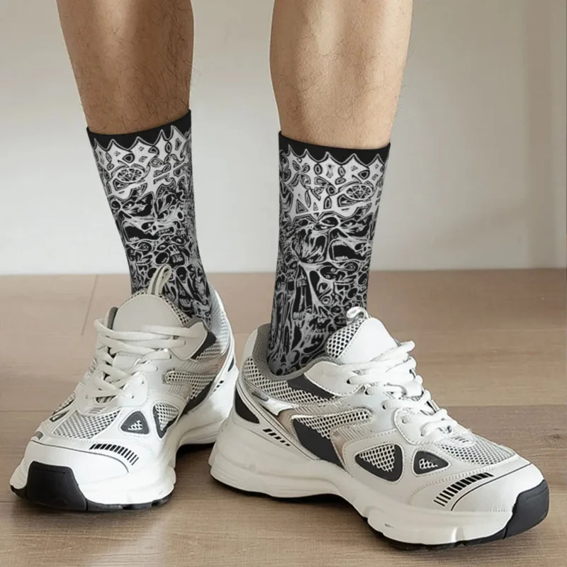 Chaussettes d'autels de la folie pour hommes et femmes, ange morbide, chaussette en polyester, chaussettes de planche à roulettes, mode printemps, été, automne, hiver, nouveauté