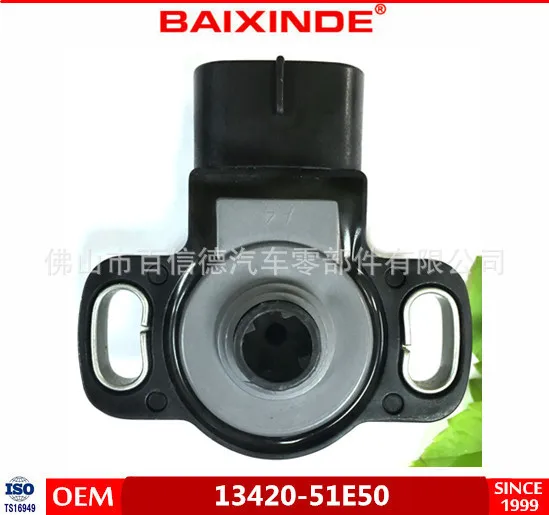 BAIXINDE Throttle position sensor TPS sensor 13420-51E50 Right direction