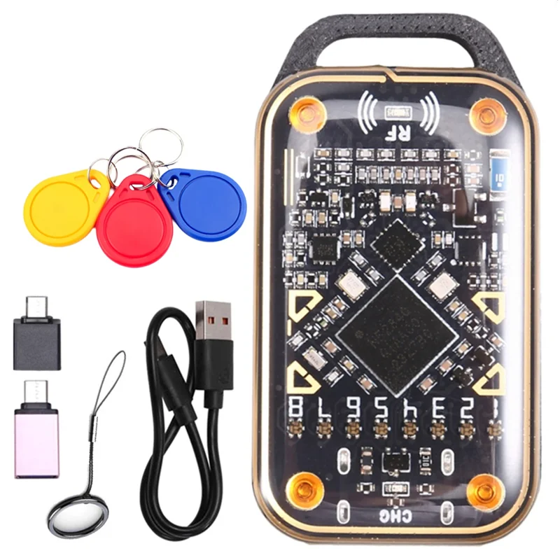 

A25P Restart Chameleon Ultra Эмулятор смарт-карт + 3XUID Брелок RFID Считыватель смарт-чипов 125 кГц 13,56 м ID IC Card NFC Дубликатор