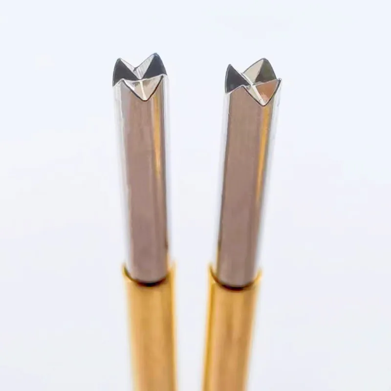 P125-Q1 P125-Q2 PCB Test Spring Test Pin Probe Test Tool 33.35mm 2.02mm 1.70mm Nickel Plating Gold Plating Crown Needle Pogo Pin