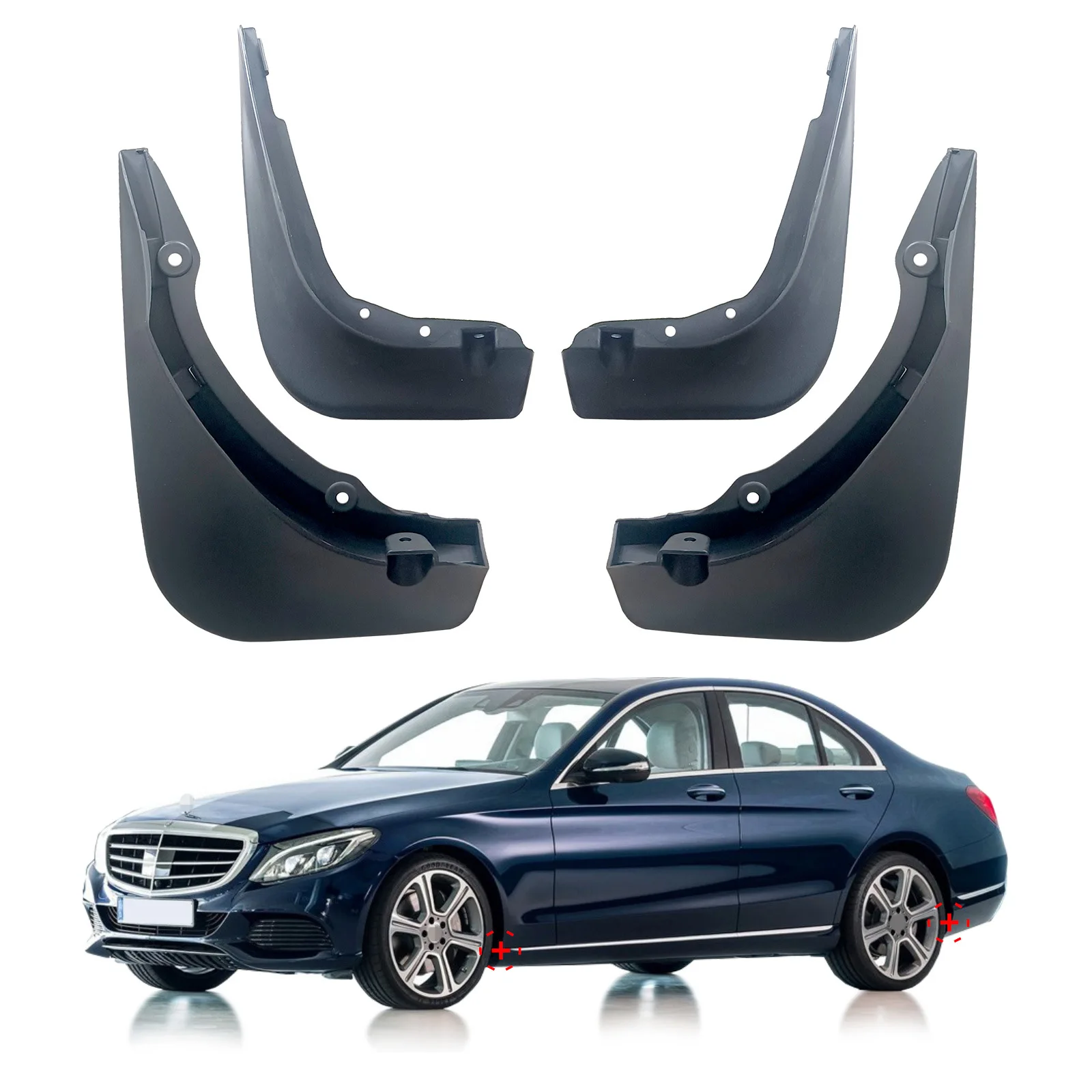 For 2014-2021 Mercedes-Benz C FendersMercedes-Benz C Car Fenders