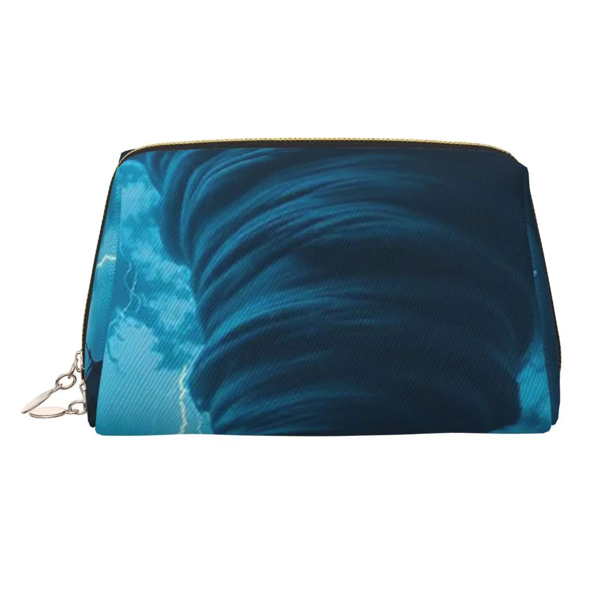 Fantasy World Tornado Apocalypse Women Cosmetic Bag Travel Makeup Organizer Pouch Toiletry Storage Dopp Kit Case