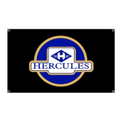90x150cm HERCULES Motorcycle Racing Flag Banner Decoration FLAGCORE