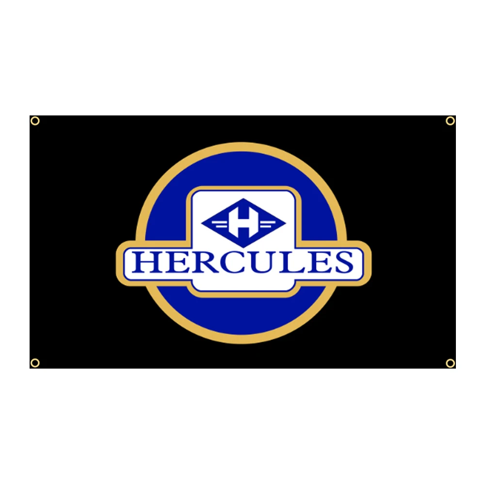 90x150cm HERCULES Motorcycle Racing Flag Banner Decoration FLAGCORE