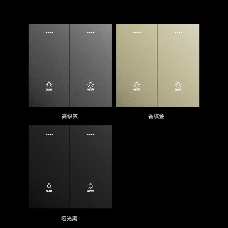 

Intelligent Switch Panel Light Control Tmall Genie Xiaoai Xiaodu Voice Control Hotel System