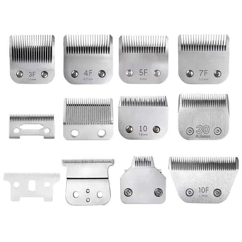 Professional High Carbon Steel Resharpenable Dog Pet Grooming Detachable Metal Blades for Wadisino A5 Series
