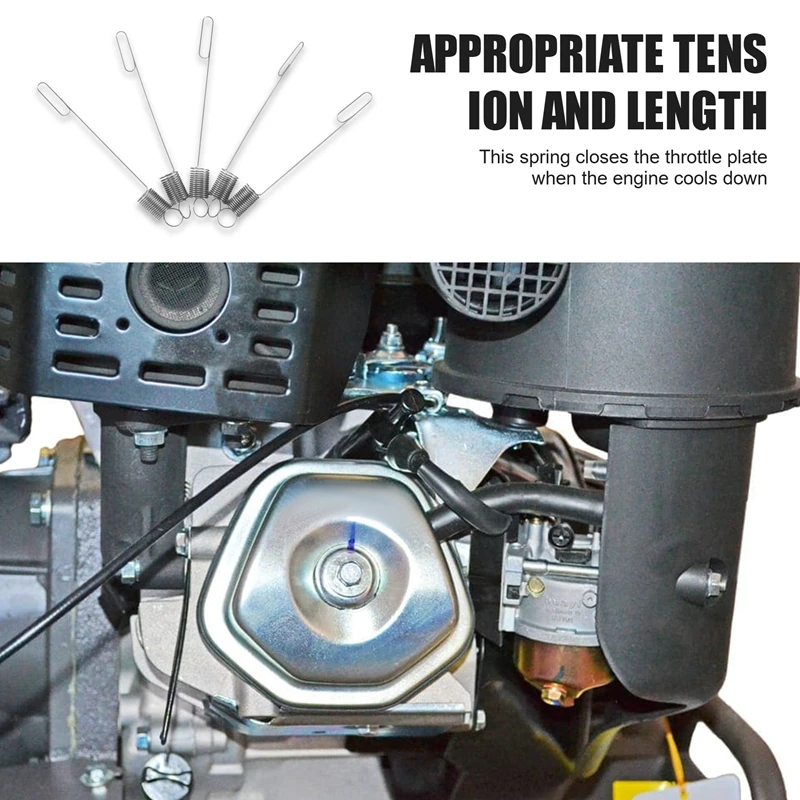 Resorte ABUL-5Pcs para Briggs & Stratton 699056   Pieza de repuesto del resorte del gobernador