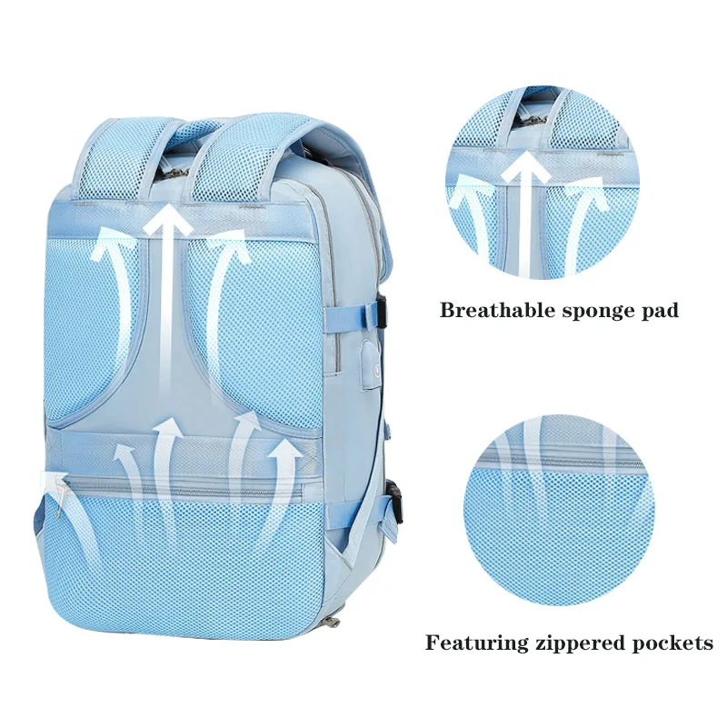 In stock multifunctional business travel backpack, outdoor dry wet separation backpack, laptop bag