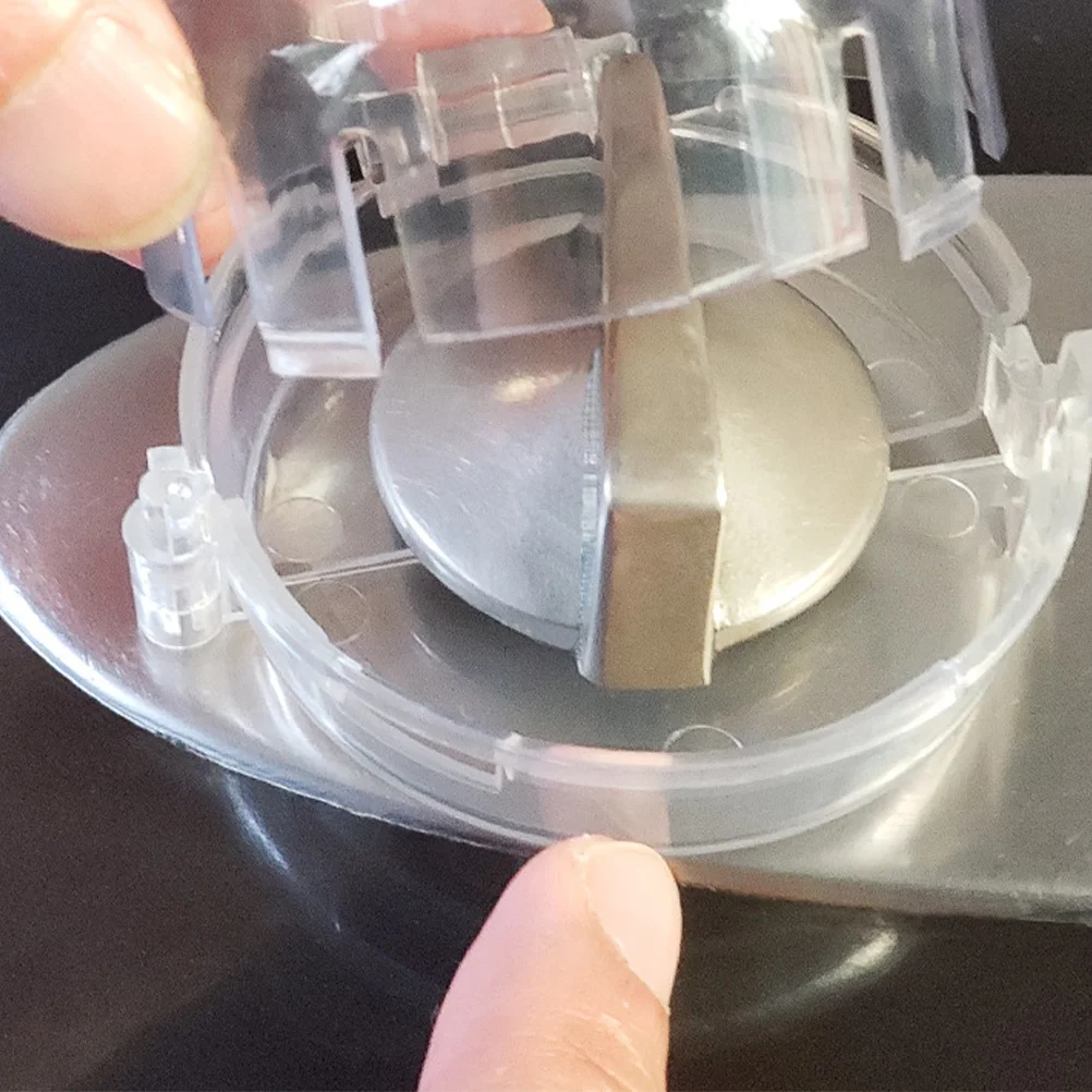 2 قطعة مقبض موقد غاز يغطي أقفال أمان حريزعلى الأطفال مقاومة للحرارة شفافة واقية الحرس للتحكم في فرن المطبخ