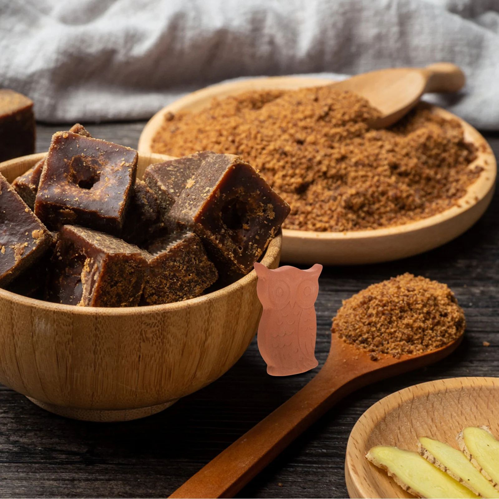 

1pcs Terracotta Brown Saver Moisture Retaining Disc Reusable For Softening Sugar Storage Container Keeper Clay Sugar Softener