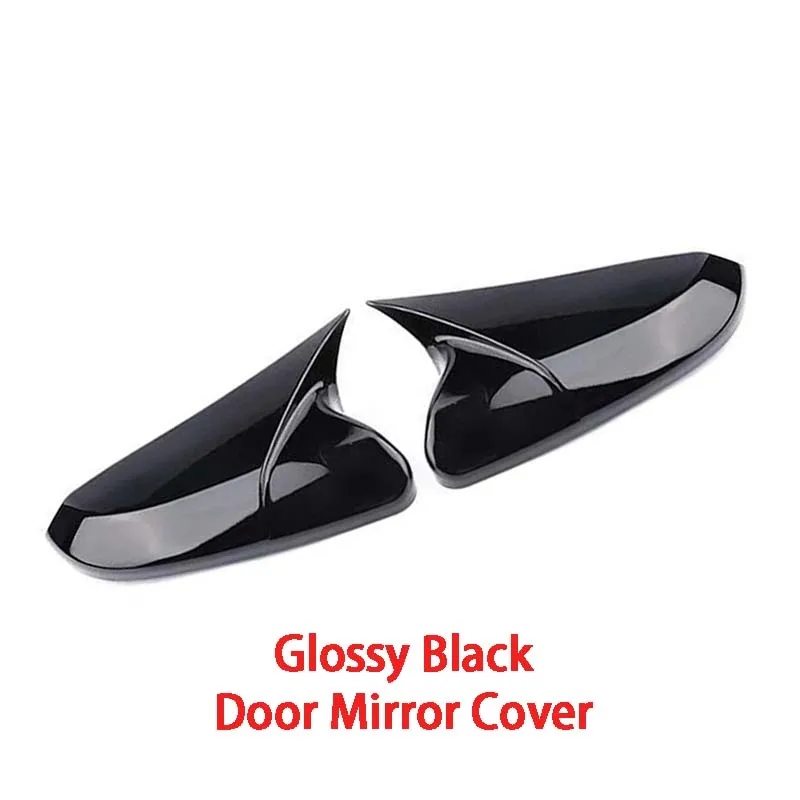الثور القرن غطاء مرآة الباب لهوندا انسايت ZE4 2018 2019 2020 2021 2022 2023 2024 سيارة الديكور سيارة ترقية تصفيف السيارة #5