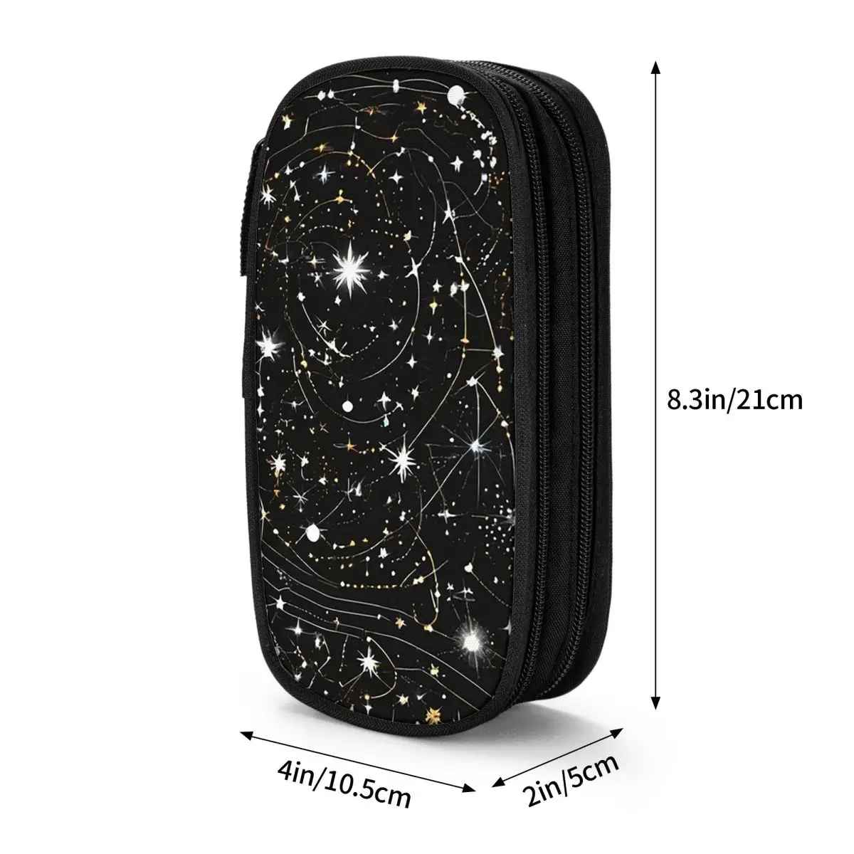 Mysterious Constellations Of Stars In The Universe Pencil Case for School Pen Box Pencil Bag Stationery Supplies Pen Holder Bag