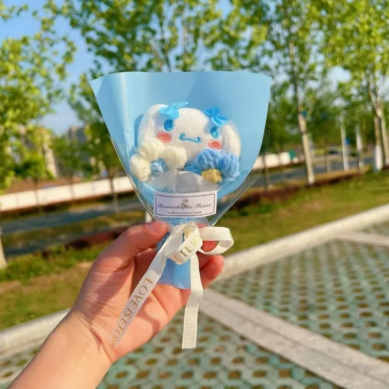 سينامورول ماي ميلودي أنيمي Kawaii سانريو الأطفال باقات الزهور قلادة لطيف الكرتون كورومي هدايا عيد ميلاد للفتيات