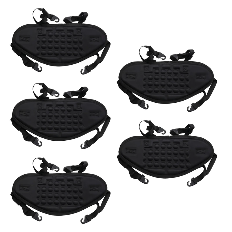 

5Pc Adjustable Kayak Cushion Canoe Environmental Protection Seat Back Rest Pad Kayak Soft Thick Back Support Pad