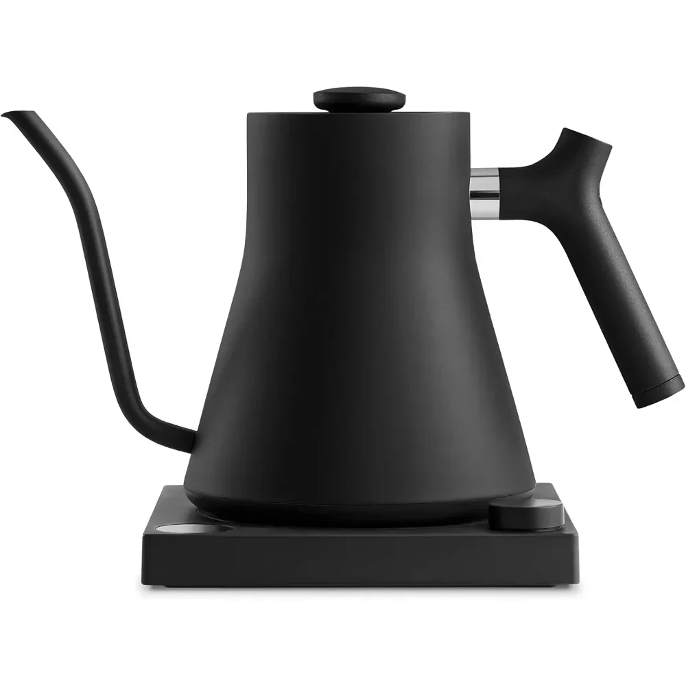 Fellow Stagg EKG Electric Gooseneck Kettle Pour-Over Coffee and Tea Kettle - Stainless Steel Kettle Water Boiler Quick Heating