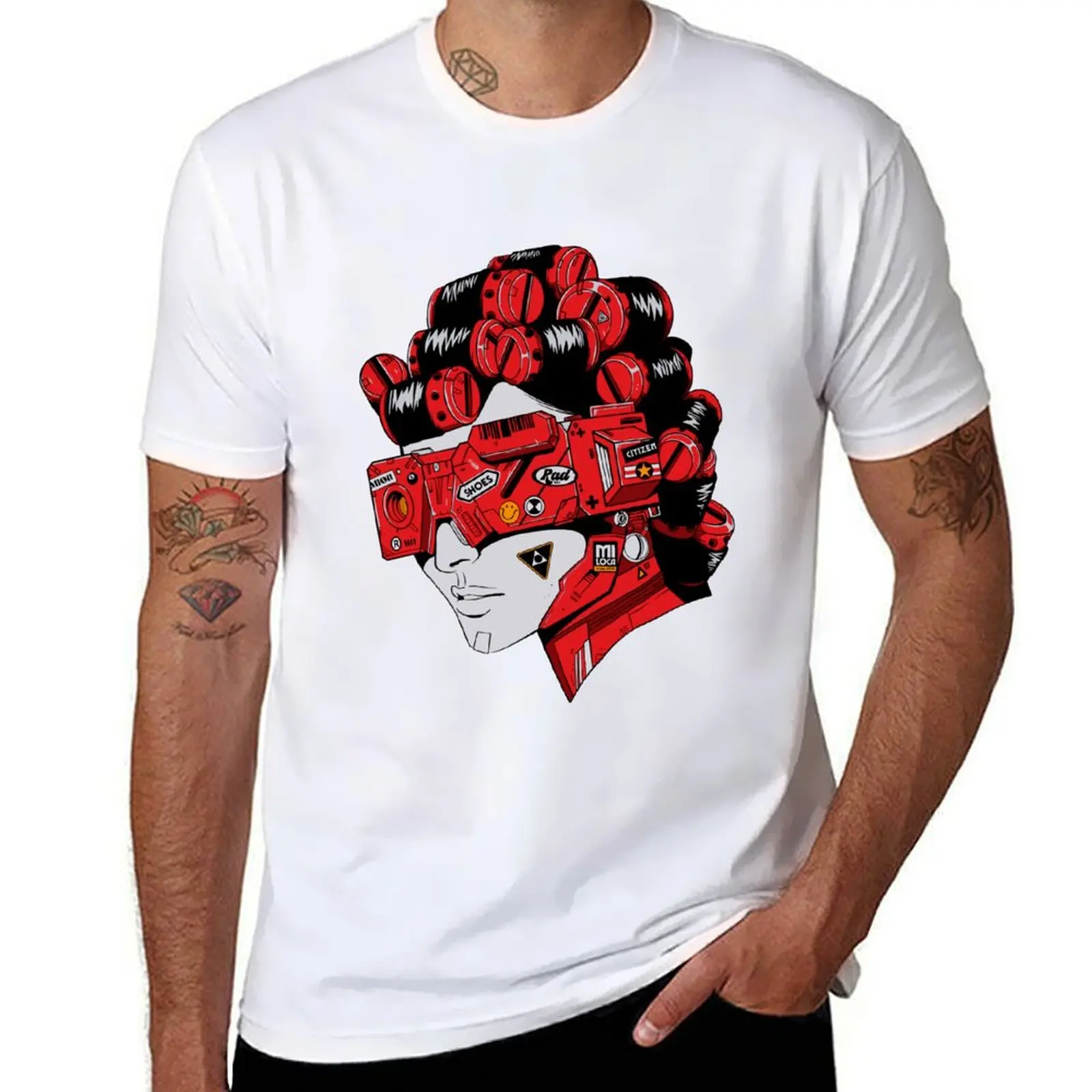 

Cyber Fashion Rolos T-Shirt t shirt man designer cotton tshirt 100% t shirts for man cotton soft T-Shirt