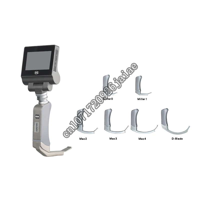 Hoge Kwaliteit 3 Inch Digitale Handheld Opneembaar Met Zes Bladen Video Laryngoscoop