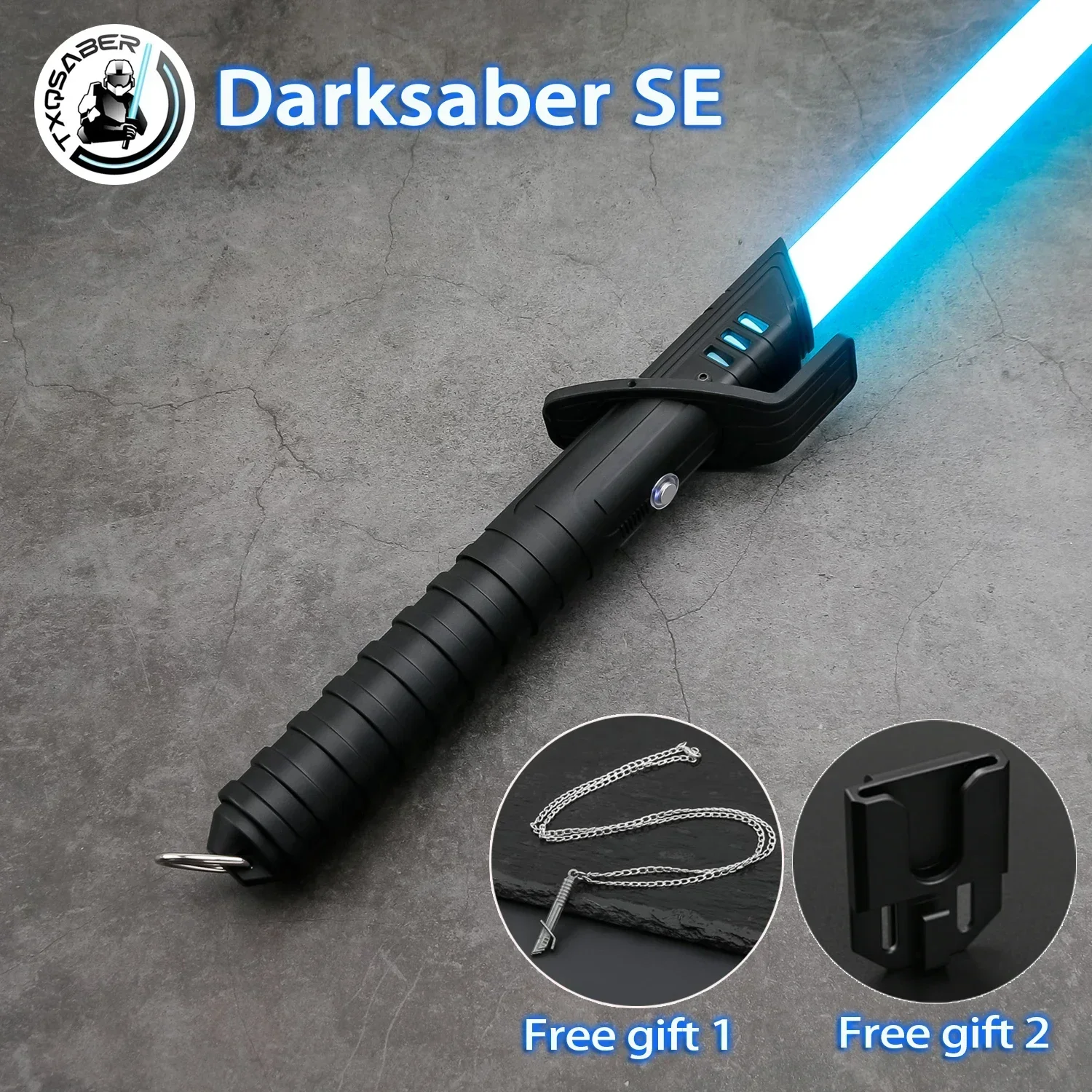 TXQSABER Darksaber SE  Lightsaber Metal Hilt Heavy Dueling Proffie 2.2 Light Sword SNV4 Neo Pixel 2025 New Laser Cosplay Gift