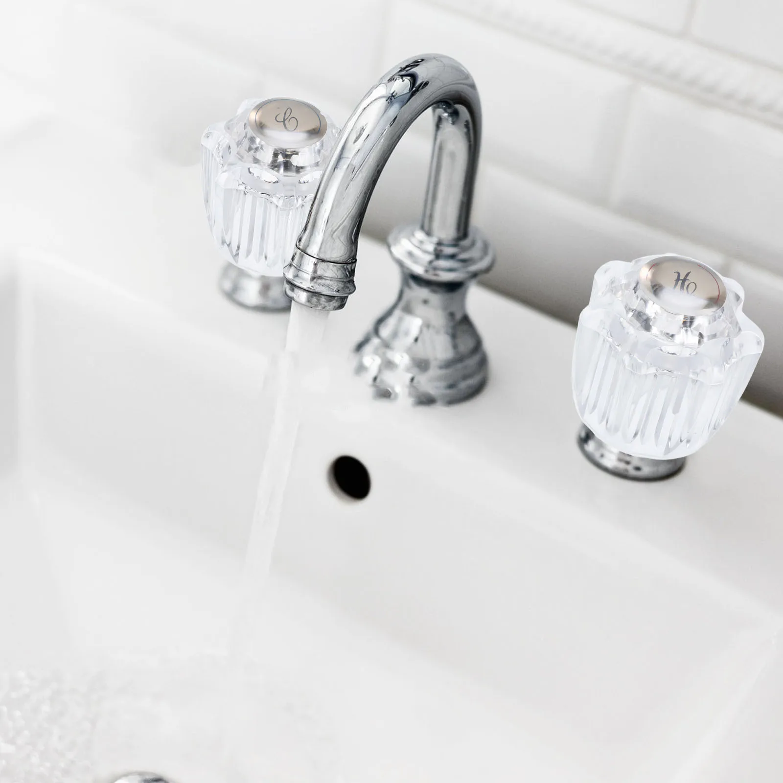 

2pcs Universal Shower Knob Replacement Plastic Handle For Bathtub Shower Faucet Easy Install Water Valve Handle Comfortable Grip