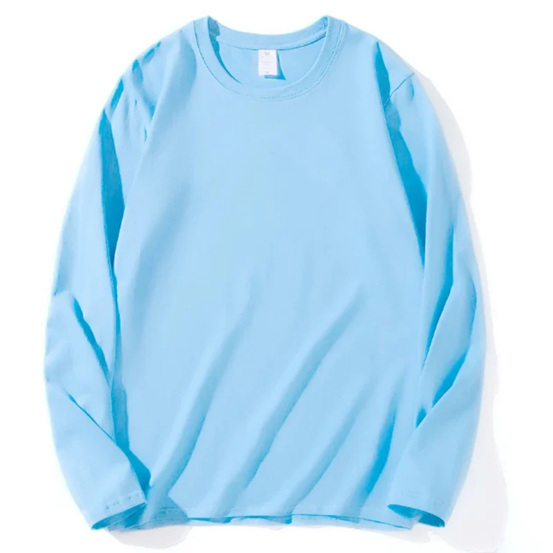New Autumn Women Casual Daily Underwear Long Sleeve Tops Lady Comfortable Cotton Clothes Female Concise Versatile Loose T-shirts