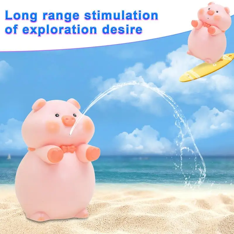 Water Sprayer Toy Beach Water Game Water Toys For Kids Outdoor Summer With Compact Handle Long-Range Animal-Shaped Sprayer For