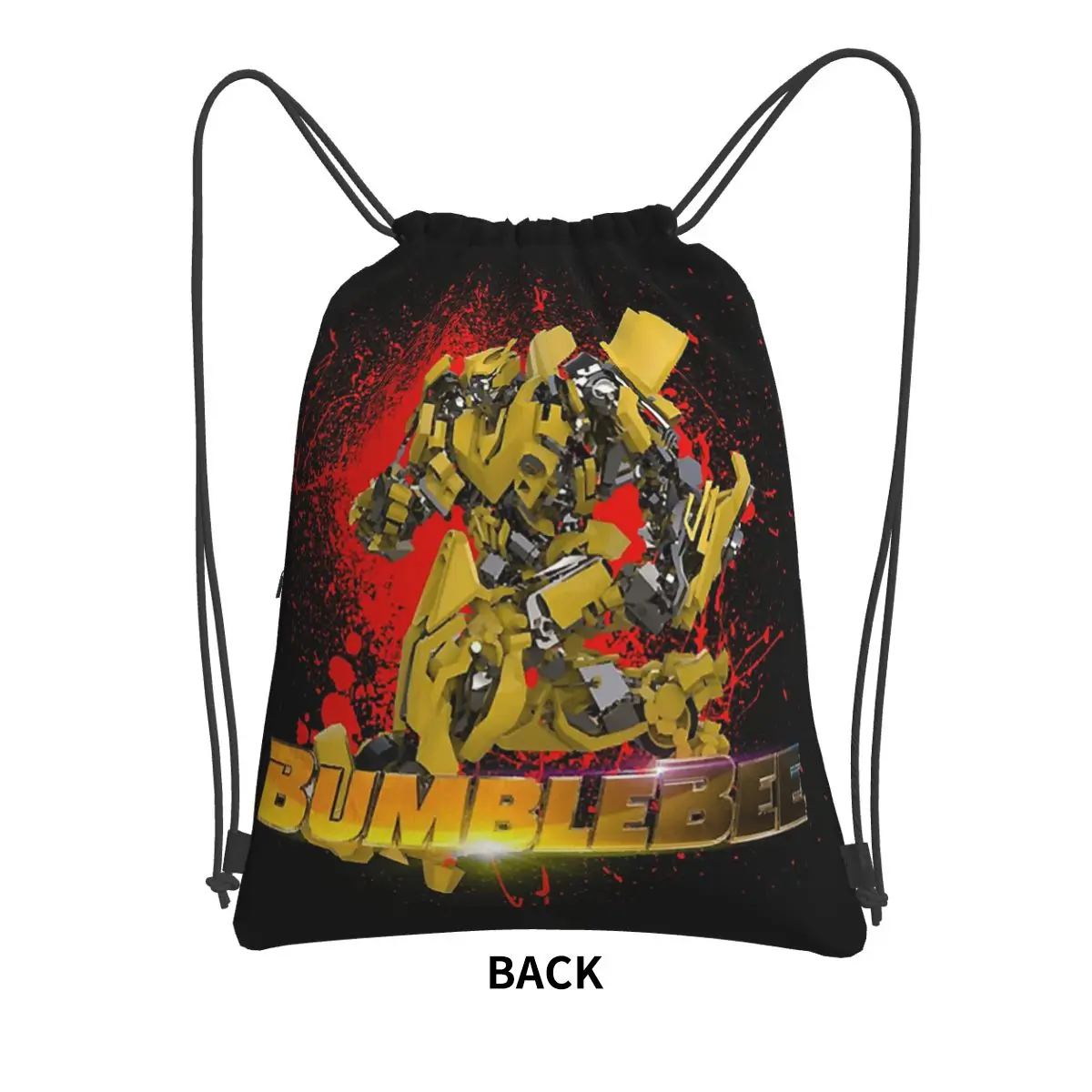 Transformers Autobots Portable Backpacks Drawstring Bag Multi-function Drawstring Bundle Pocket Shoes Bags For School Students