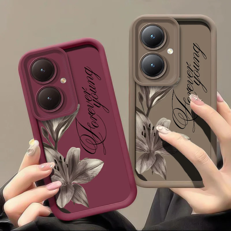 Painting Flower Phone Case For Xiaomi Poco X8 Pro Max X7 X5 X3 Pro X4 NFC F7 Ultra F5 Pro F4 F3 GT X6 Soft Silicone Matte Cover