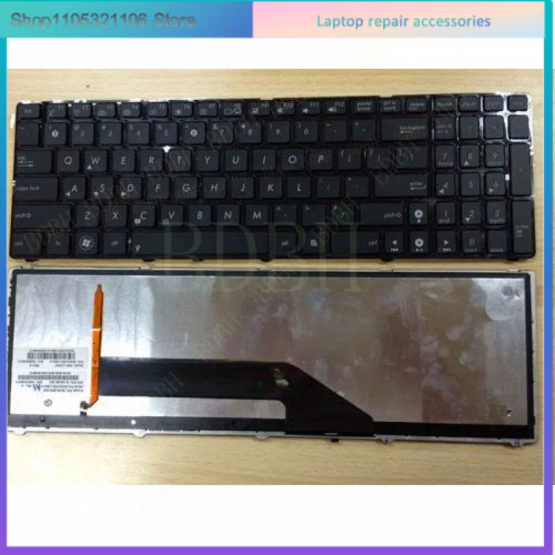 Novo Teclado Retroiluminado US para ASUS K50 K50IN K61 K50A K50AB K50IJ K50ID P50 P50IJ