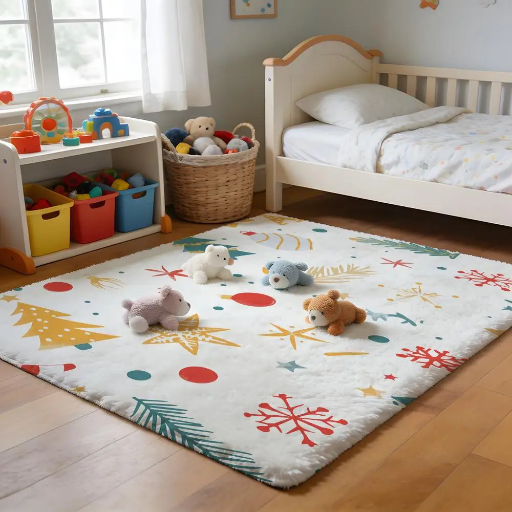 

Floor Mat Soft Flannel Rug Non-Slip Absorbent Mat for Bathroom Bedroom Home Decor A-Alice in Borderland