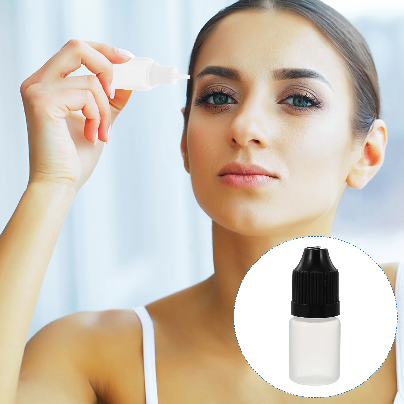 

20 Pcs Plastic Bottle Clear Dropper Small Bottles Empty Squeeze Squeezable Dropping