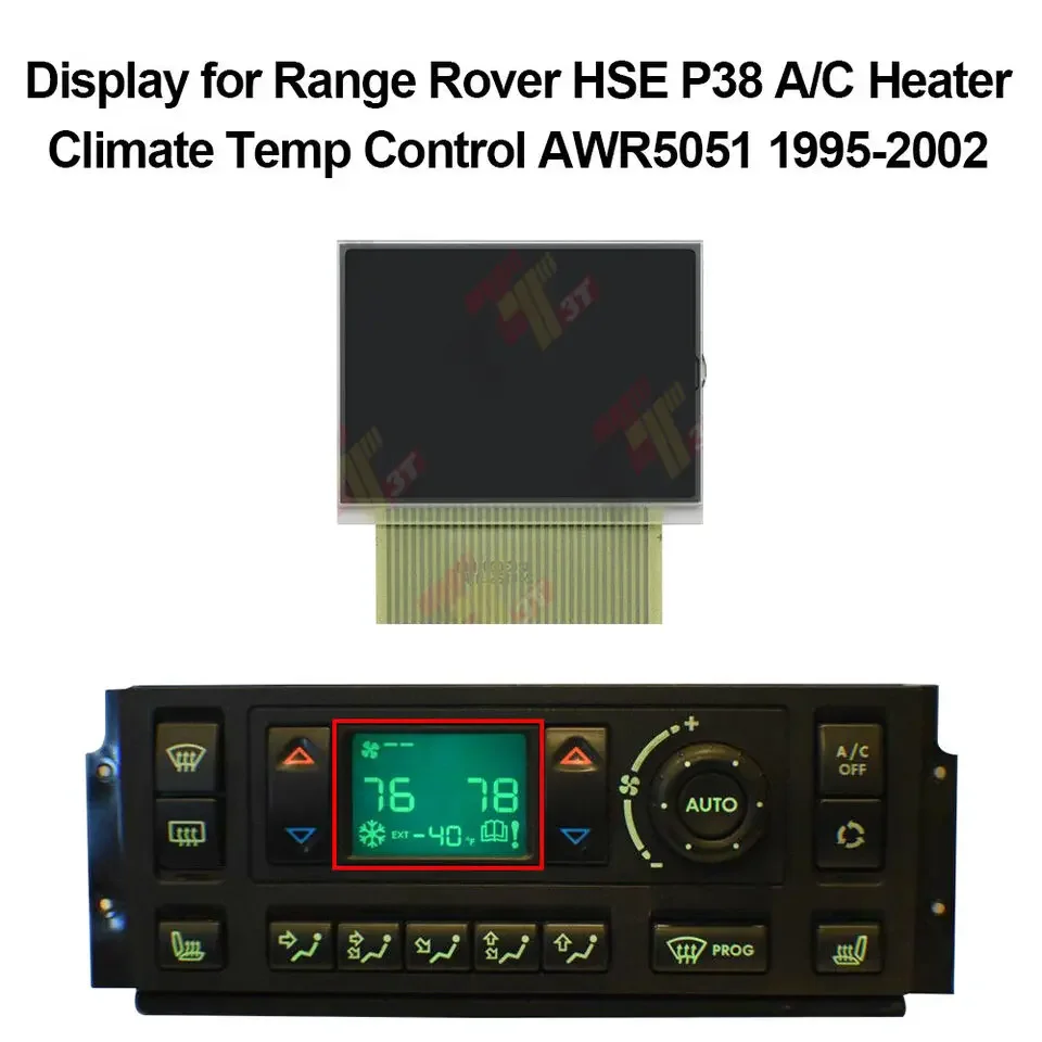 Display per Range Rover HSE P38 Riscaldatore A/C Controllo temperatura climatica AWR5051