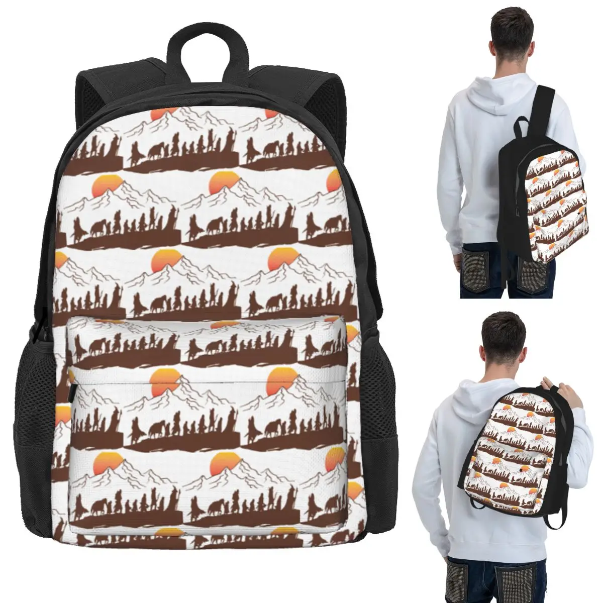 

The Fellowship Student Backpack School Bag Hiking Travel Daypack for Boys Girls Bookbag Shoulder Bags