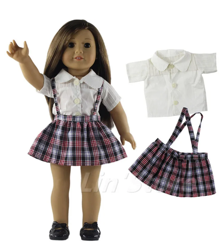1 Set schöne Freizeitkleidung Puppenkleidung für 18-Zoll-amerikanische Puppen Viele Stile zur Auswahl A90 – Detail 13