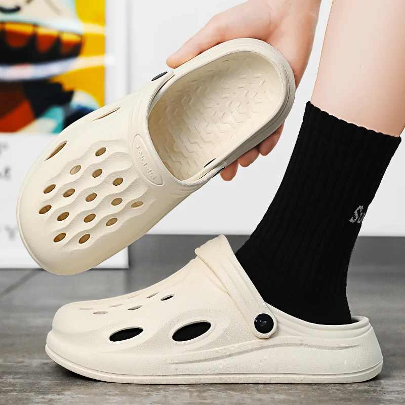Men's Summer Outdoor Thick-Soled Sports Sandals New Outer Wear Non-Slip Beach Toe Slippers - view 4