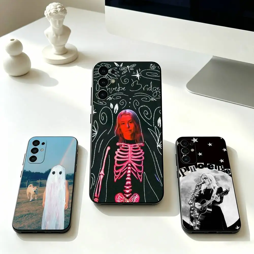 Popular Singer Phoebe Bridgers  Phone Case Black Silicone Soft For Samsung S25,S24,S21,S22,S23,S30,Ultra,S20,Plus,Fe,Lite