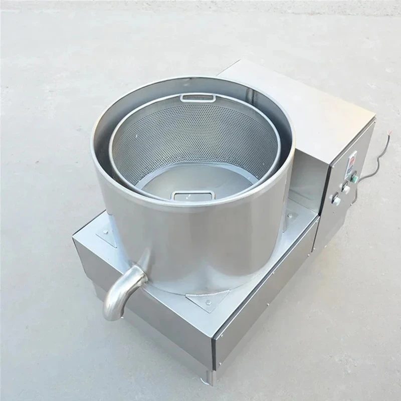 Industrial Centrifugal Vegetable Dehydrator, High-Speed Rotating Fried Chicken Oil Dehydrator