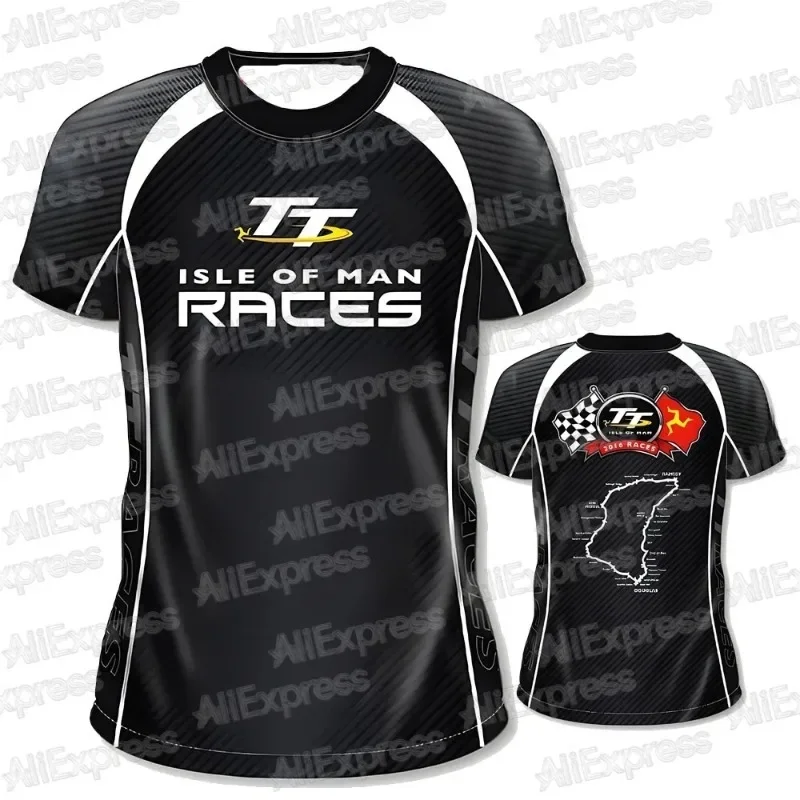 

2025 Summer Men's Quick Dry Motorcycle Ride T-Shirt Tt Season Riders Commemorative Short-Sleeve Shirt Quick Drying Culture Shirt