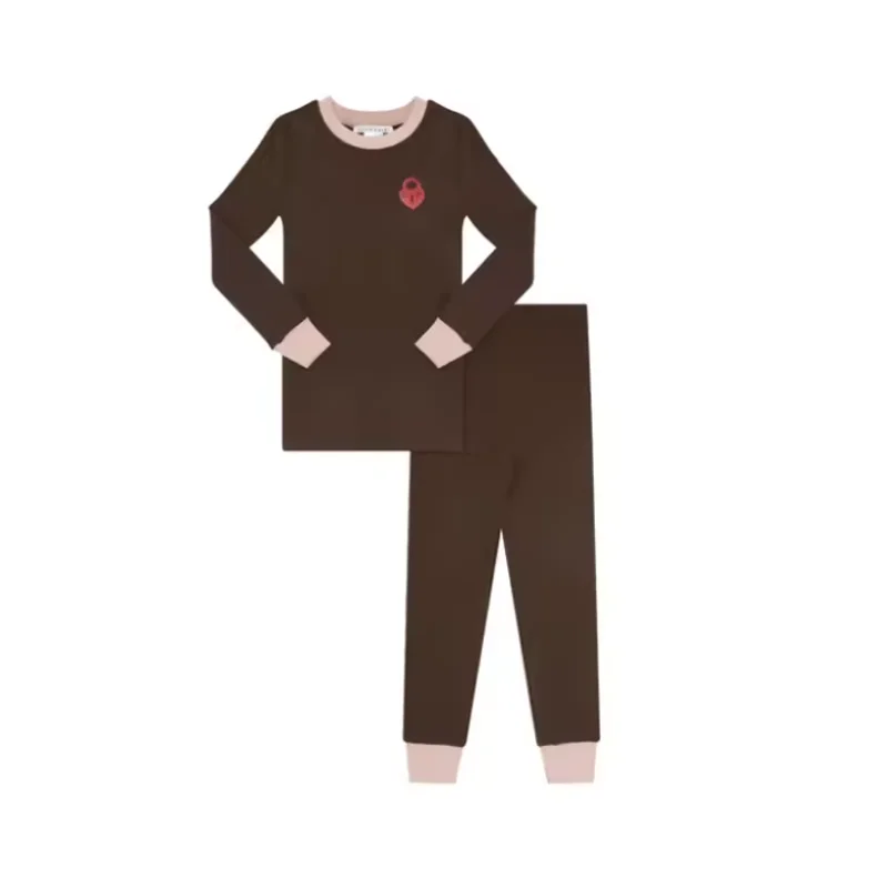 PRE-SALE(ship in Nov.) 2026 LP Autumn Girls Dress Kids Shirts and Pants Sets Boys Turtleneck Sweatshirts Set Baby Boys Overalls
