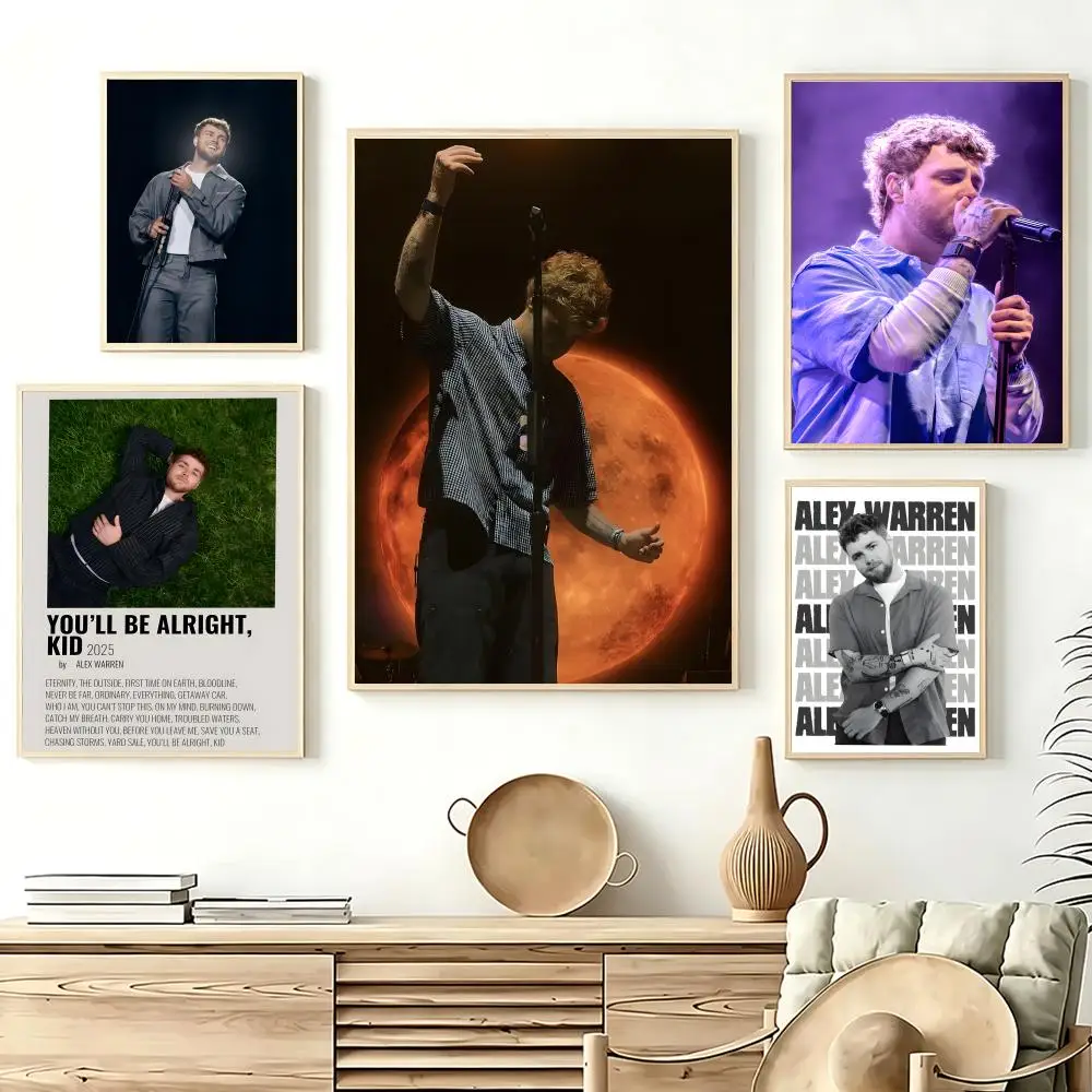 Melodisches A-Alex WarrenS-Poster, stilvolles Kunstposter, Wanddekoration für Wohnzimmer, Schlafzimmer, Büro, Hotel, Inneneinrichtung