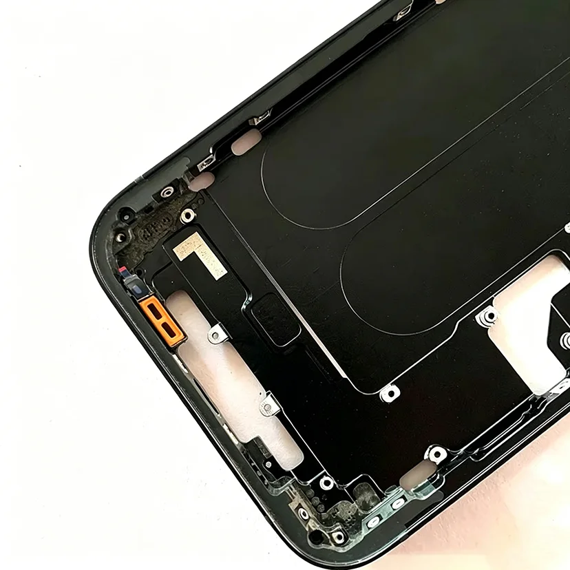 Środkowa obudowa do iPhone 14 14 Plus, zamienna rama z tacką na kartę SIM, bocznymi przyciskami, klejem do baterii i uszczelką ekranu. — zdjęcie produktu 3