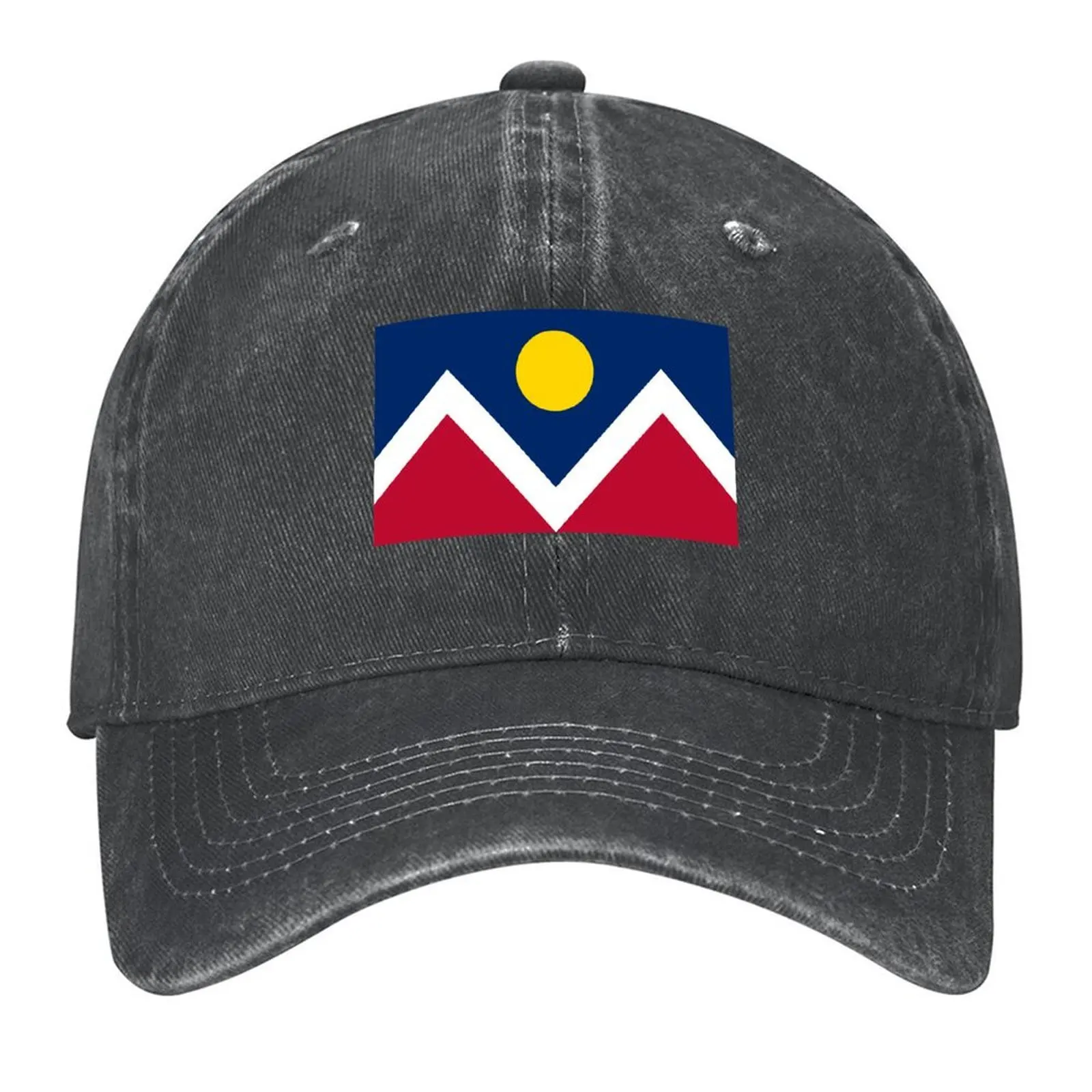 

Flag of Denver Baseball Cap Luxury man cap Ball Cap black Trucker Hat Women Caps Men's