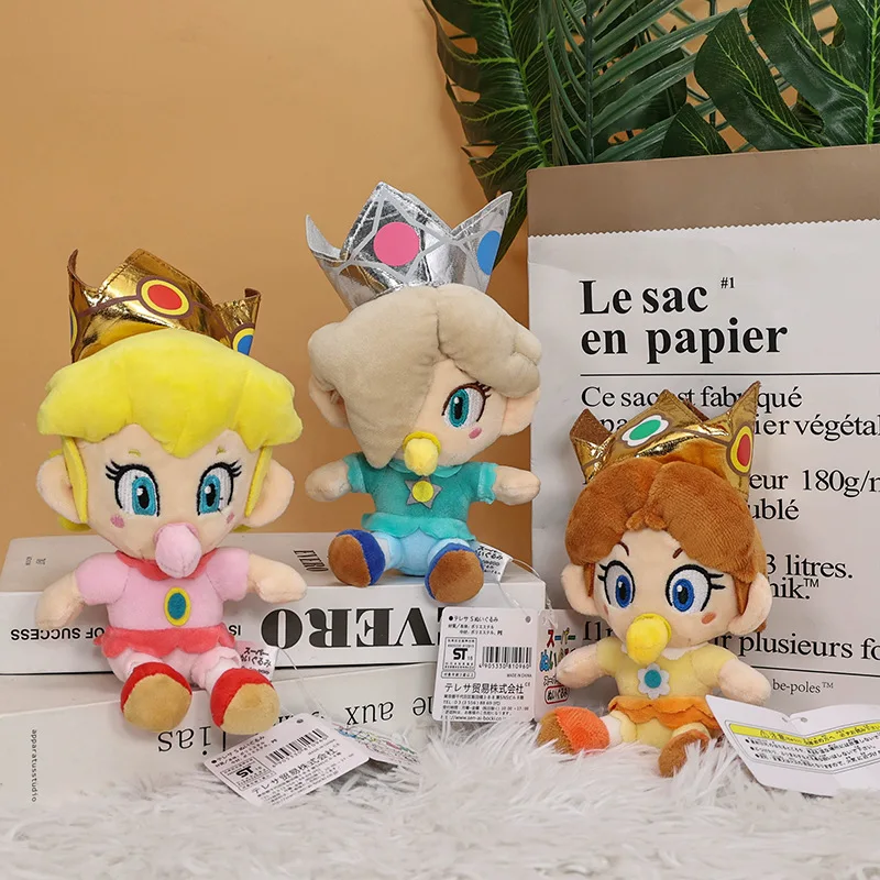 3Styles Kawaii Classic Game Figure Princess Daisy Peach Rosalina Toys Cute Animal Doll Kids Birthday Christmas Gifts Decoration