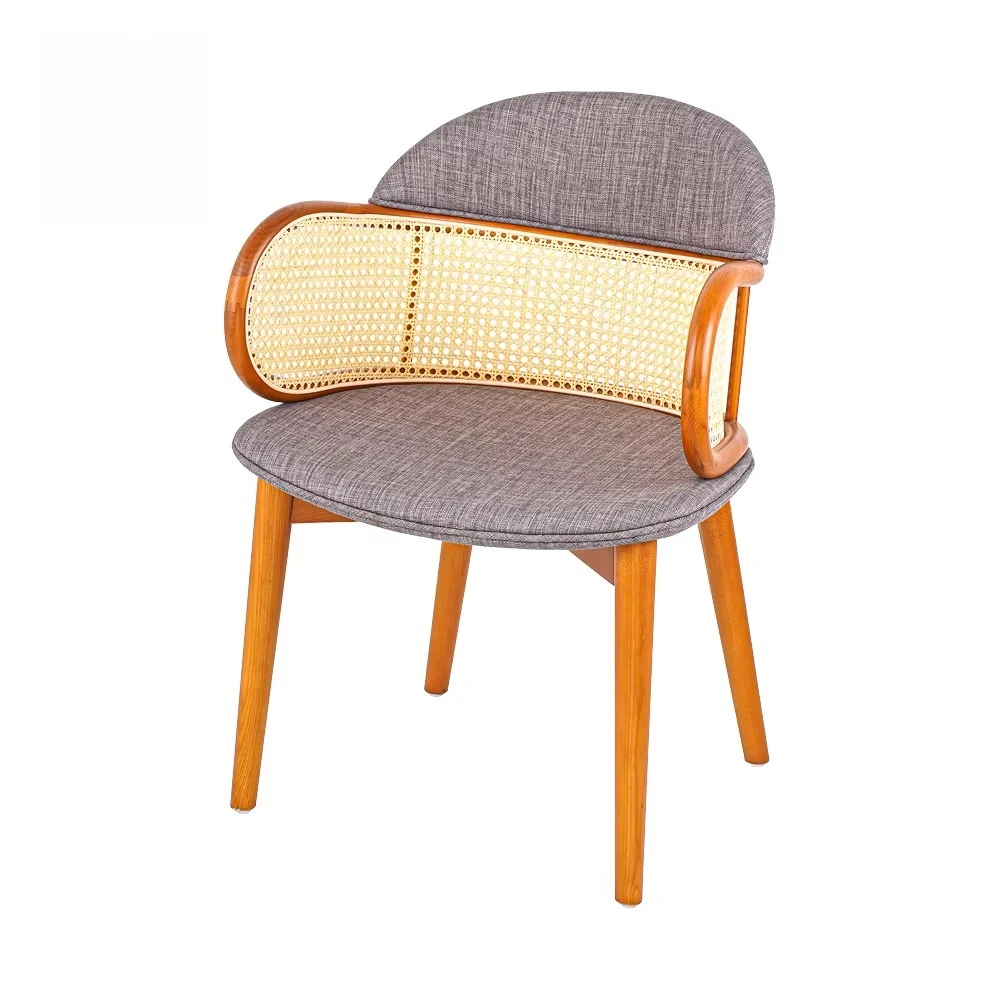 Factory Directly Various Cane Wicker Rattan Back Dining Chairs European for Home