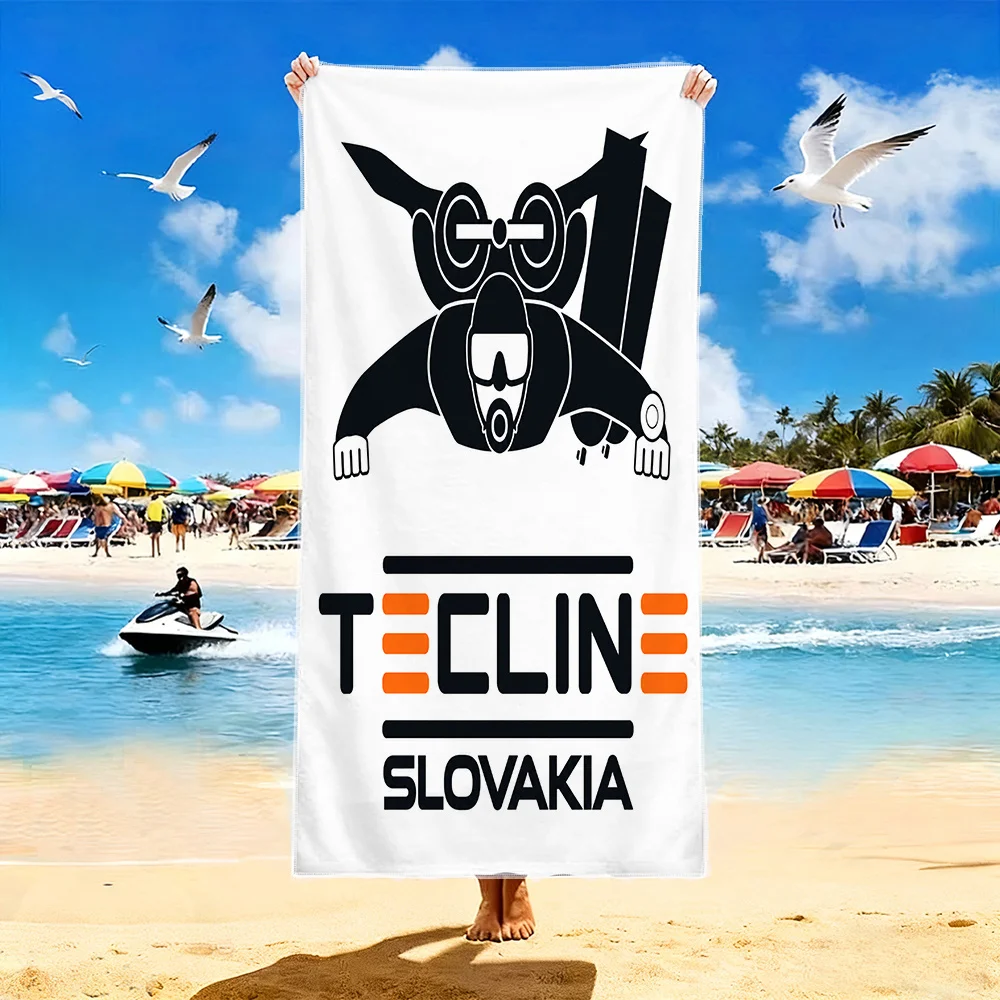 Oversize Beach Towel Blanket Microfiber Swim Towel Tropical Beach Vacation Gift Outdoor Summer Trip 80x160cm Tecline Design view 2