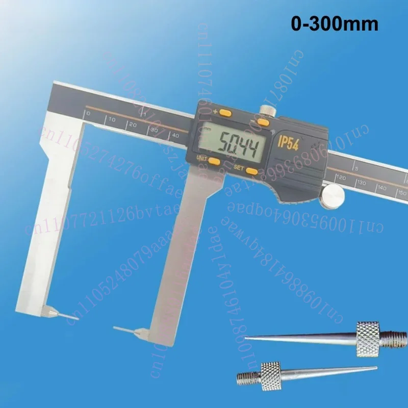 Multi-purpose interchangeable probe calipers internal and external grooves fluted flat head electronic internal groove calipers