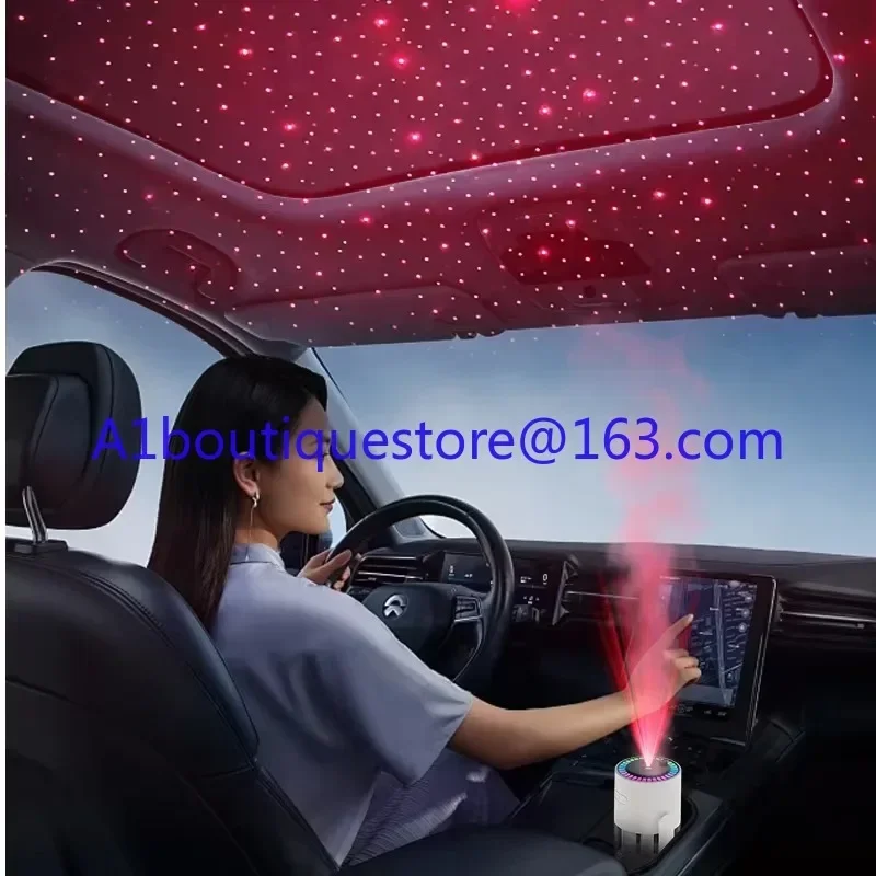 Umidificador ultrassônico portátil do desembaçador do carro da casa de Usb com diodo emissor de luz da projeção de 7 cores