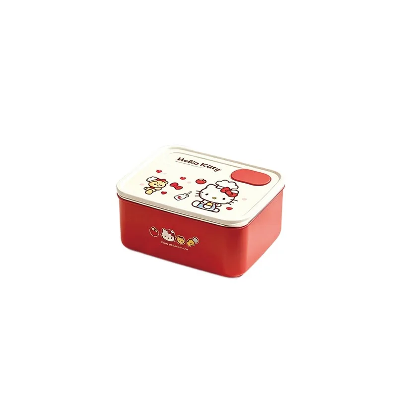 Japanese Sanrio Hello Kitty Stainless Steel Lunch Box Microwave Safe Cartoon Bento Container Gift Kawaii New Hot for You - view 6