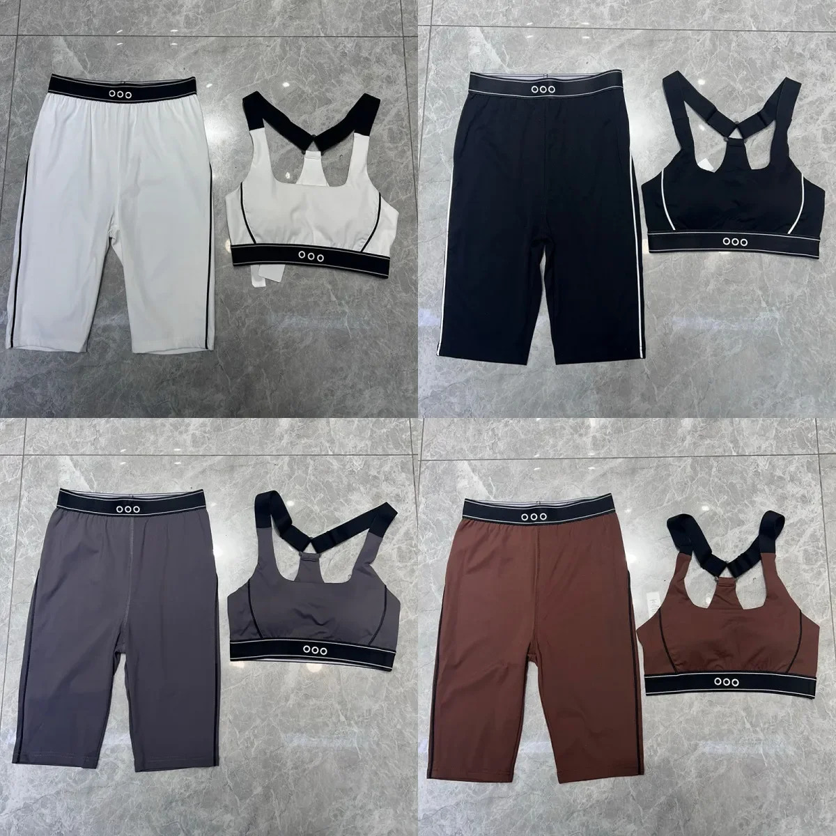 

Designer Women Backless Tops High Waist Shorts Letter Print Cropped Vests Elastic Short Shorts Outfit Summer Breathable Sporty Yoga Trousers