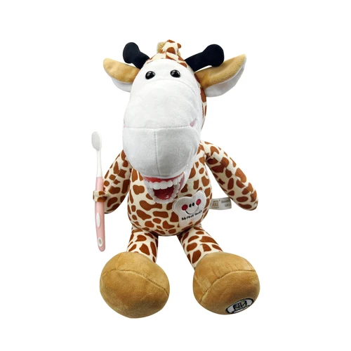 Imagen 2 del producto Juguetes de peluche dentales con dientes modelo lindo, Tigre, León, jirafa, muñecas de animales, cepillado de dientes para niños, modelo de enseñanza, decoración de clínica Dental